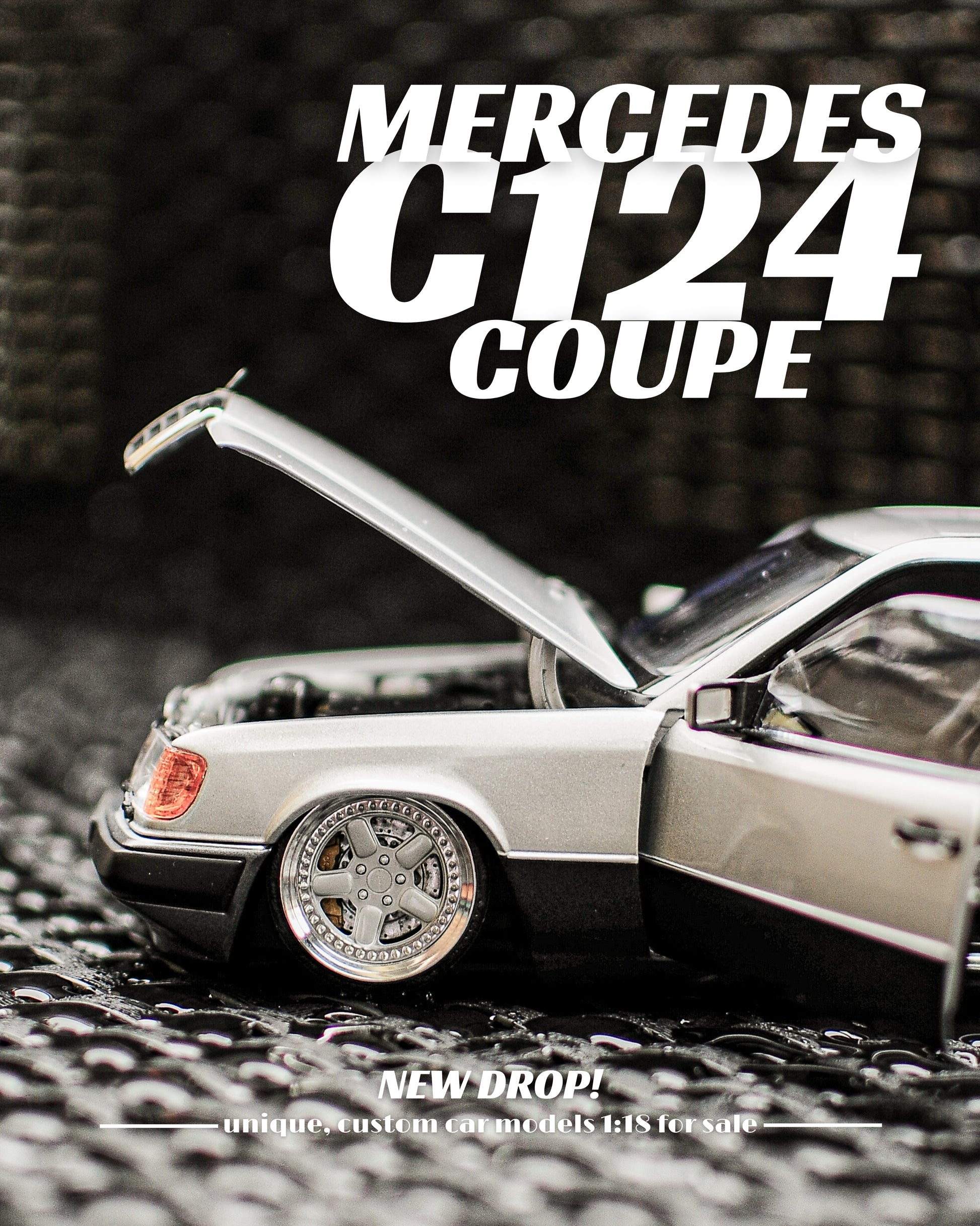 Mercedes C124 Coupe W124 AC Schnitzer 18" 1990