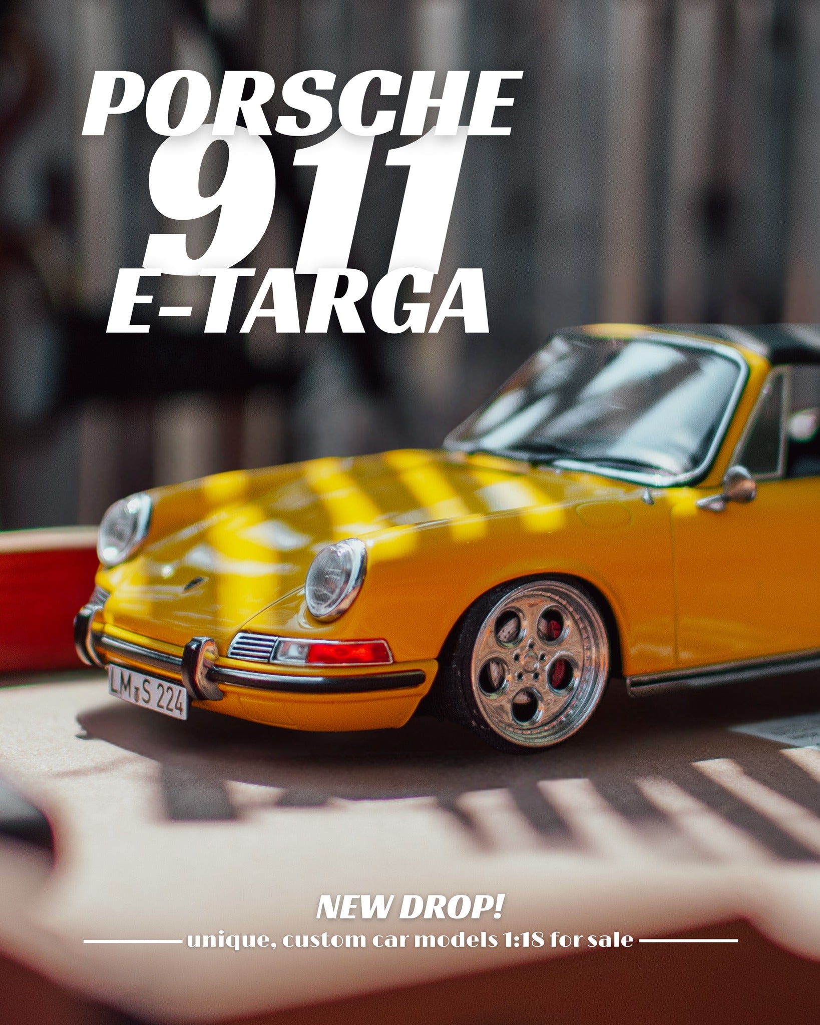 Porsche 911 E-Targa Phone Dial Alloys 16" 1969